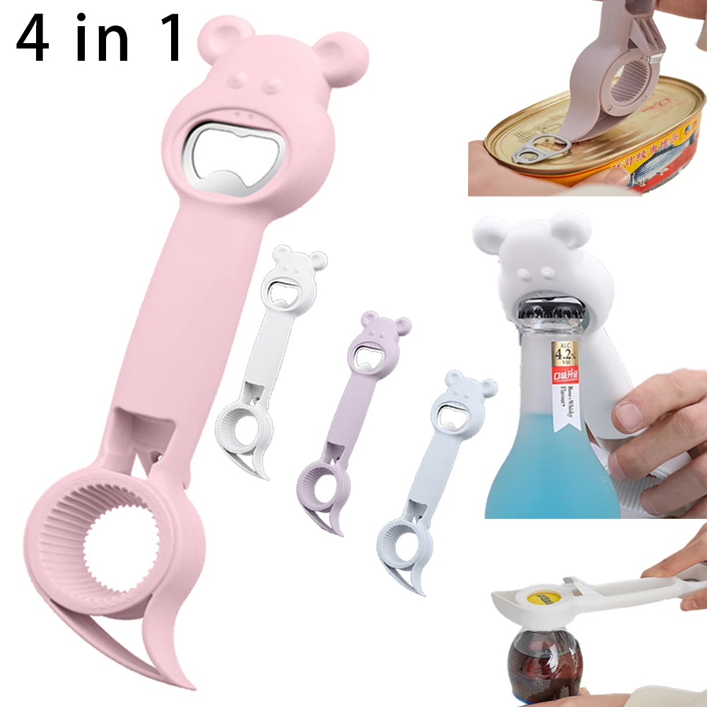 Kitchen Gadgets Jar Openers - 4 in 1 apribottiglie di birra