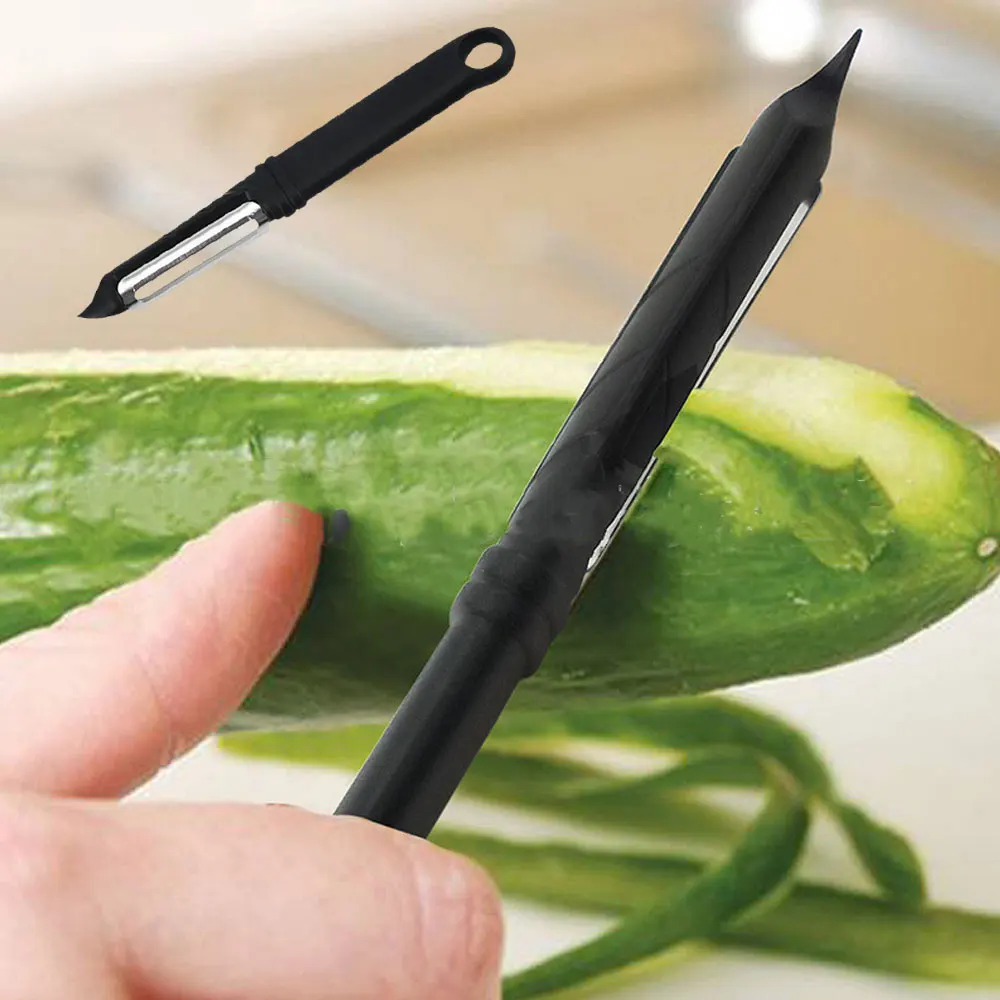 Household Kitchen Gadgets Vegetable Cutter Silk Cutter - Pelapatate in acciaio inossidabile Pelapatate multifunzione