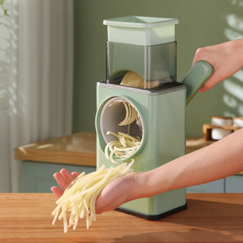 Household Kitchen Gadgets Vegetable Cutter Silk Cutter - Affettaverdure Multifunzione Manuale 3 in 1,