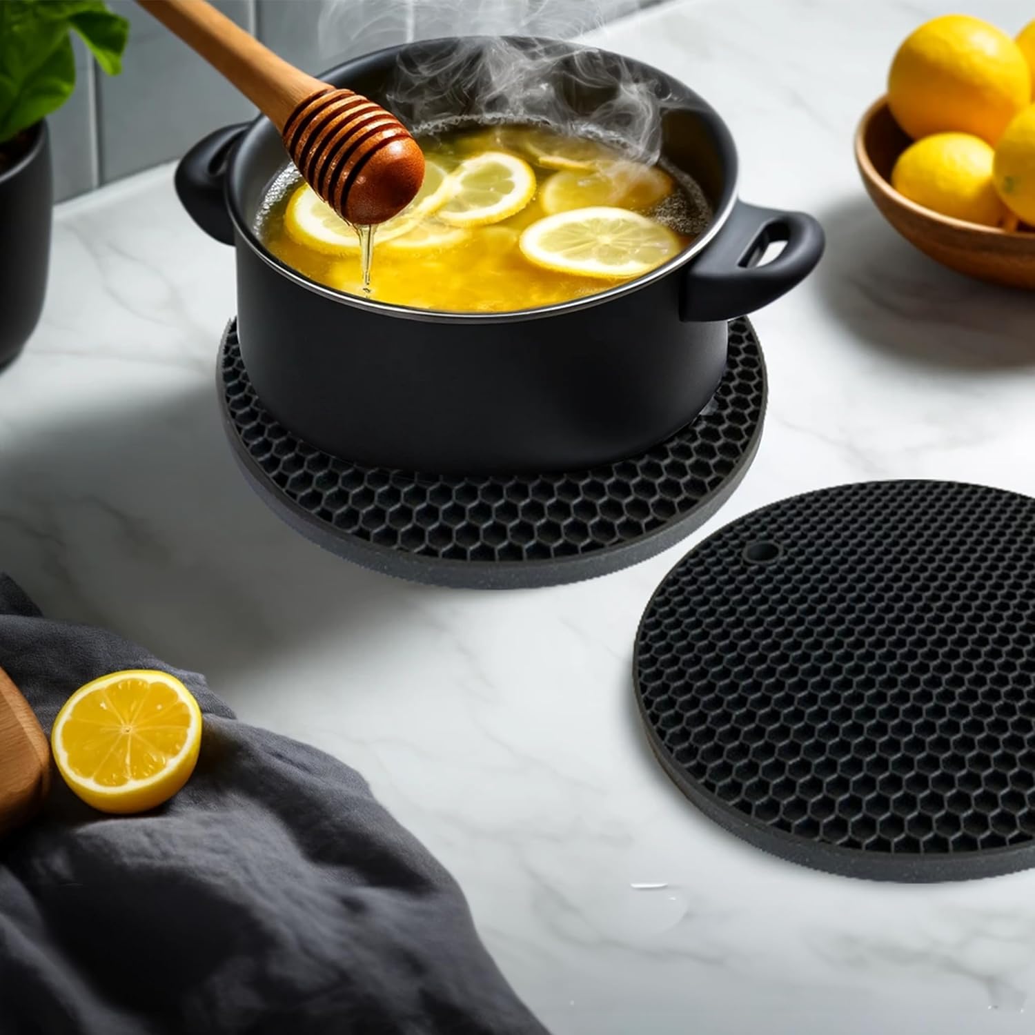 Kitchen Gadgets Jar Openers - Tappetini per sottopentola in Silicone presine