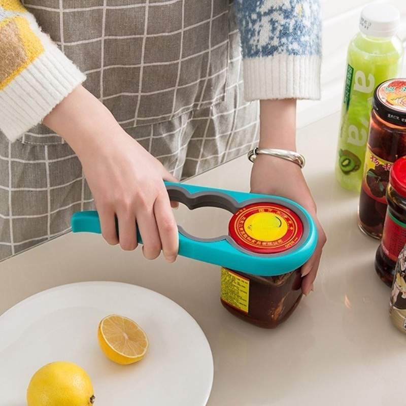 Kitchen Gadgets Jar Openers - Apribottiglie 4 in 1 con Impugnatura