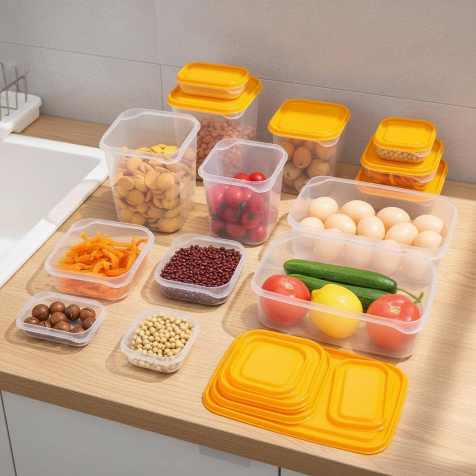 Set di 17 Contenitori per Frig - Food Storage Containers recensione e prezzo