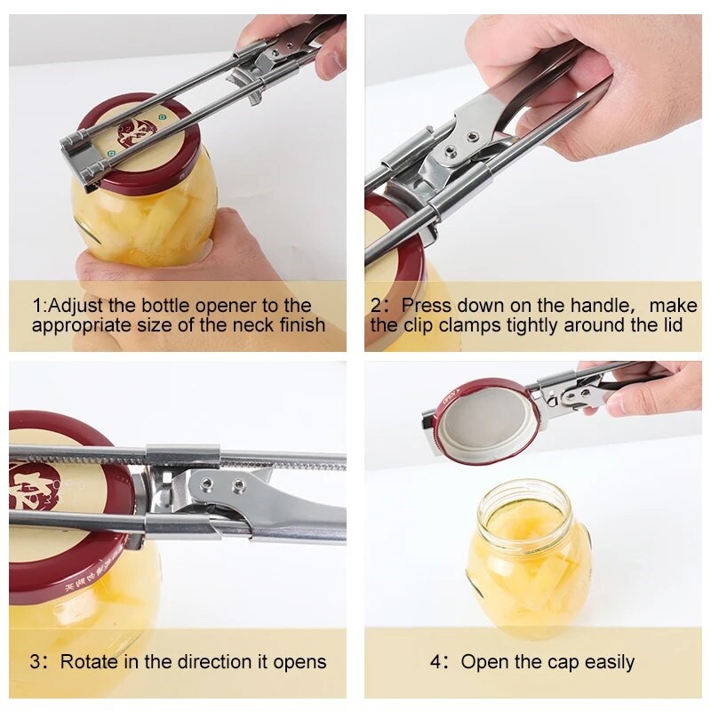 Utensili da cucina in acciaio  - Kitchen Gadgets Jar Openers recensione e prezzo