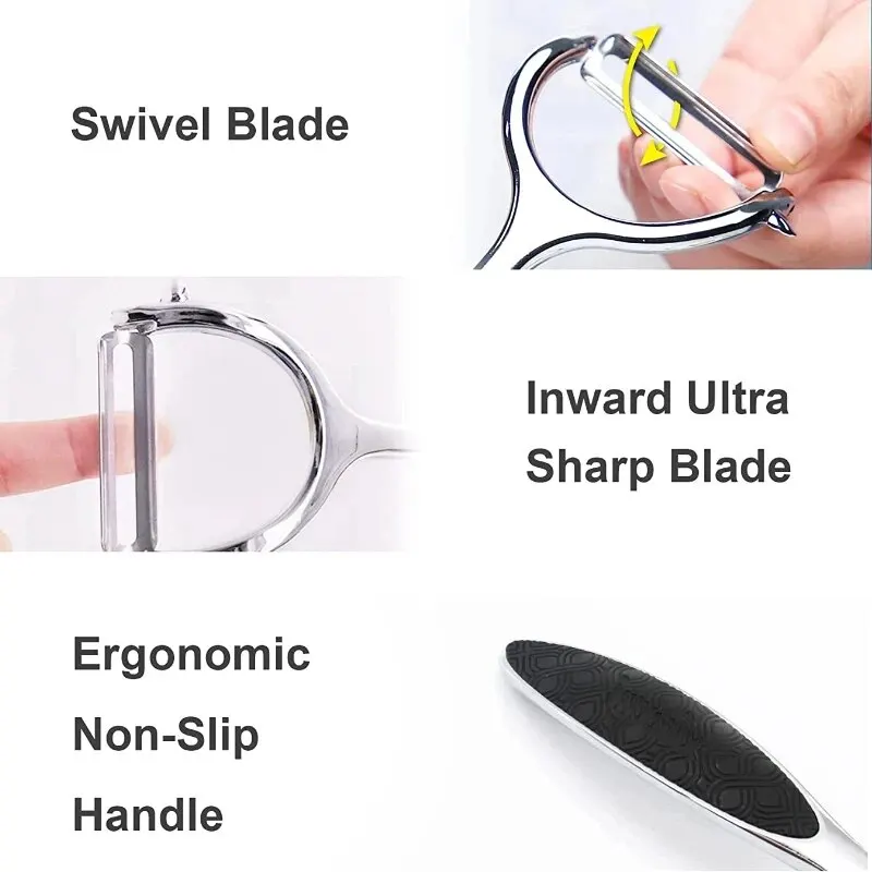 1PC In Acciaio Inox Pelapatate - Household Kitchen Gadgets Vegetable Cutter Silk Cutter recensione e prezzo
