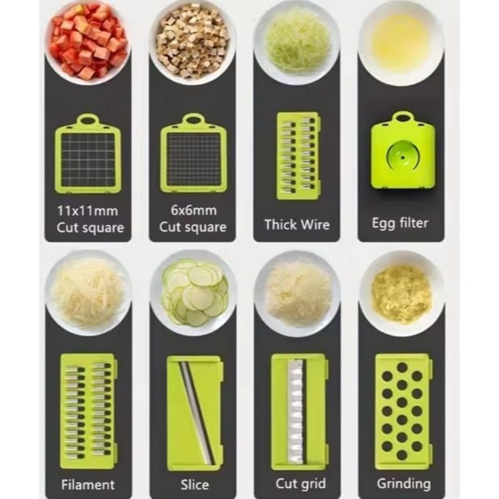 Tritatutto 16 in 1, Affettatri - Household Kitchen Gadgets Vegetable Cutter Silk Cutter recensione e prezzo