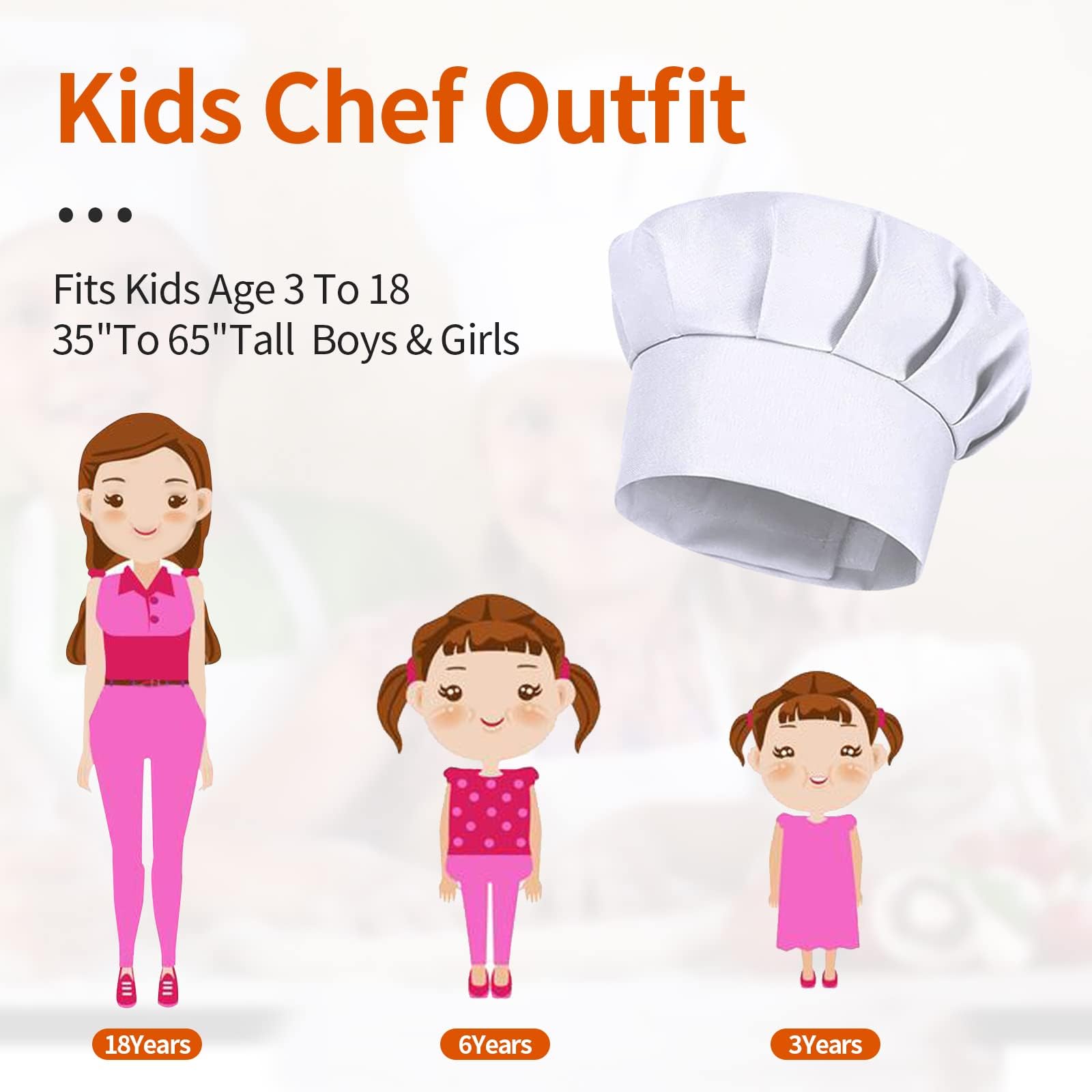 4 Cappelli da Chef Bianchi per - Kitchen Gadgets Sale recensione e prezzo